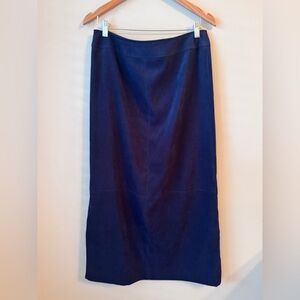 Chic Navy Women's Pencil Skirt